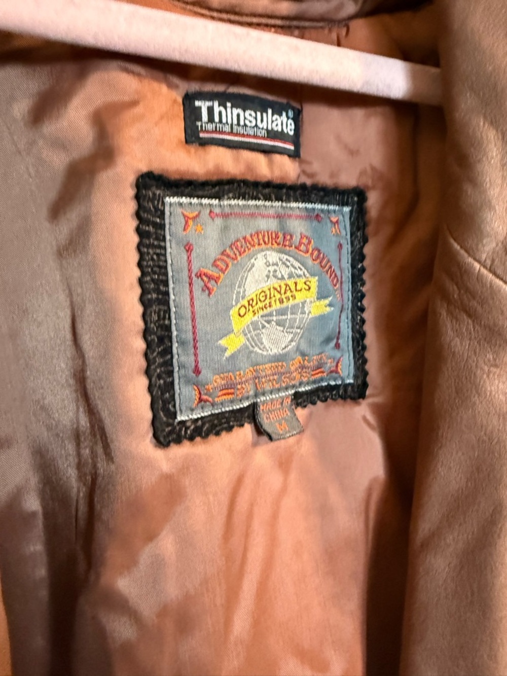 Vintage Leather Western Duster Coat Southwestern Patchwork Thinsulate Jacket M L - Picture 2 of 7